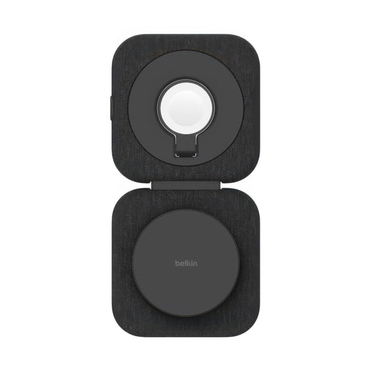 Base de carga Belkin Charging Travel Pad 2 en 1 - Negro
