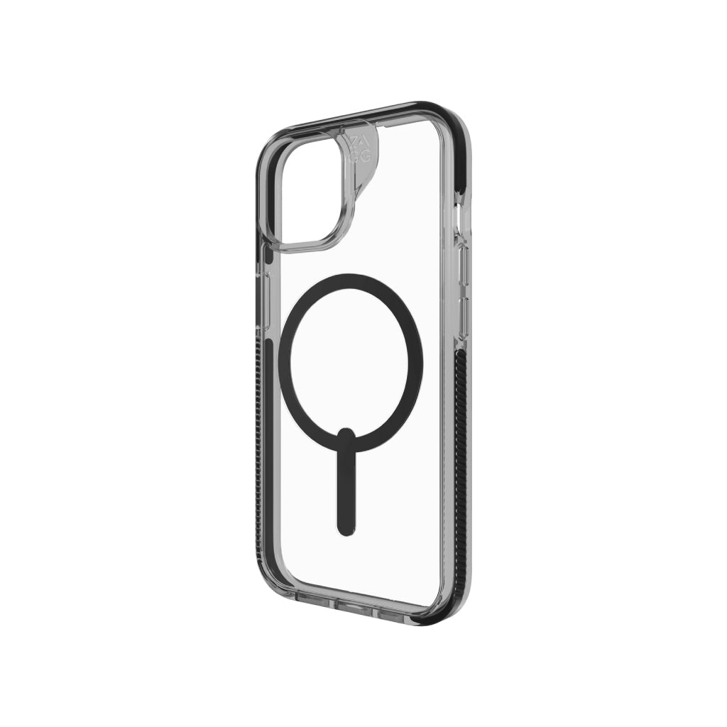 Estuche Zagg Santa Cruz snap magsafe para iPhone 13/14 - Transparente