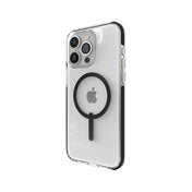 Estuche Zagg santa cruz snap transparent/black con magsafe para iPhone 15 Pro