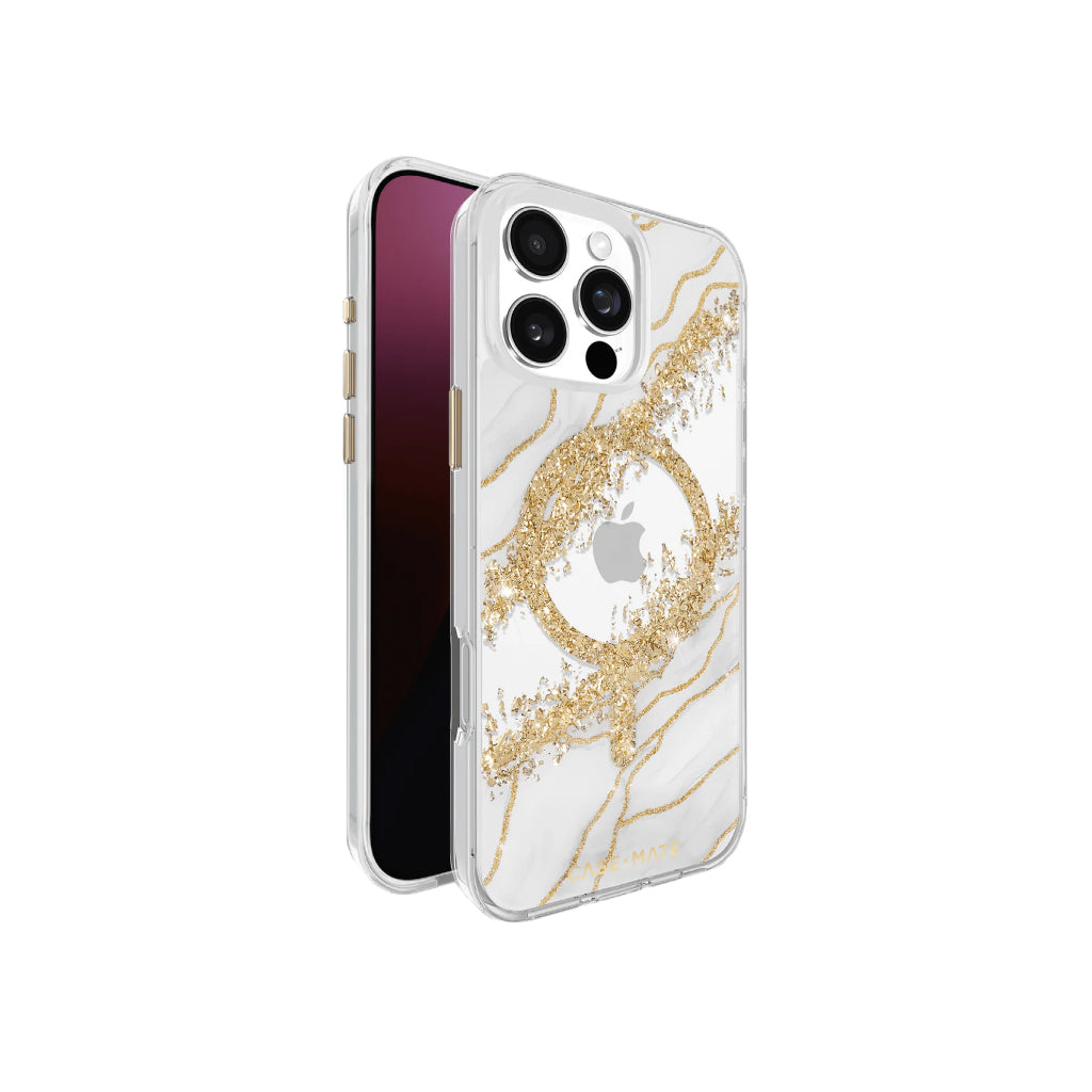 Estuche Case Mate Karat con magsafe para iPhone 16 Pro - Granito