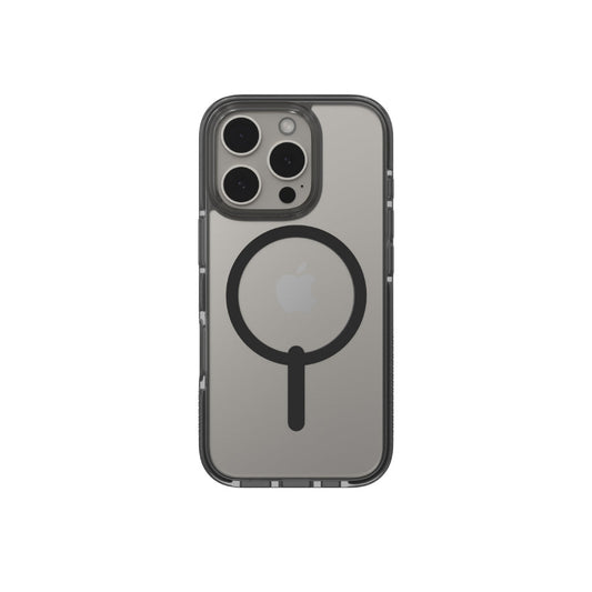 Estuche Zagg santa cruz smoke black con magsafe para iPhone 16 Pro