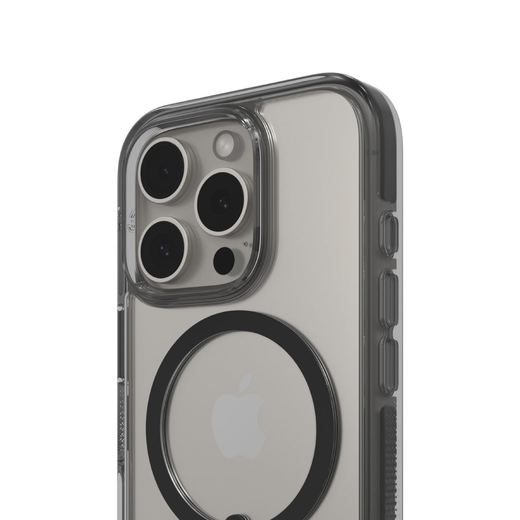 Estuche Zagg santa cruz smoke black con magsafe para iPhone 16 Pro
