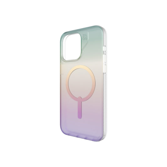 Estuche Zagg milan snap iridescent con magsafe para iPhone 16 Pro Max